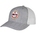 Legacy Florida State Seminoles Unconquered Silhouette Patch Adjustable Mid-Pro Snapback Cap - Melange Grey/White
