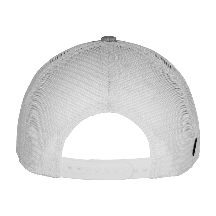 Legacy Florida State Seminoles Unconquered Silhouette Patch Adjustable Mid-Pro Snapback Cap - Melange Grey/White