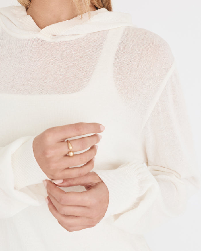 LYDIA SWEATER WHITE