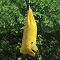 Mesh Finch Thistle Sack Bird Feeder Gold