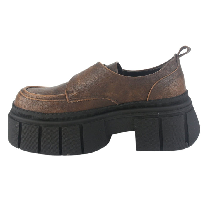 Mocasin Chalada Mujer Bresh-1 Cafe Casual Mocasines Plataforma Chalada