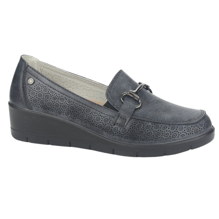 Mocasin Chalada Mujer Cona-2 Negro Casual Zapatos Planos Comfort Chalada