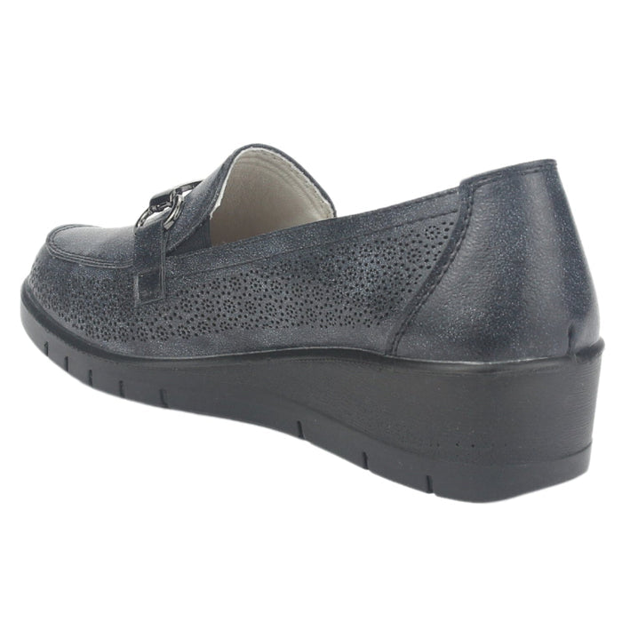 Mocasin Chalada Mujer Cona-2 Negro Casual Zapatos Planos Comfort Chalada