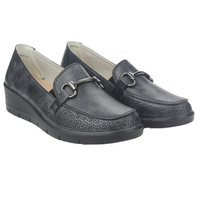 Mocasin Chalada Mujer Cona-2 Negro Casual Zapatos Planos Comfort Chalada