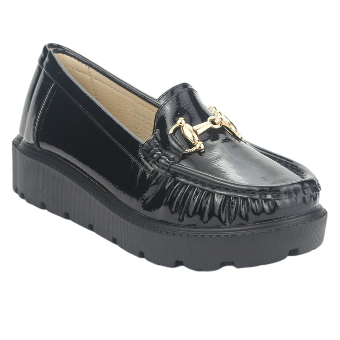 Mocasin Chalada Mujer Gran-20 Negro Casual Mocasines Plataforma Chalada