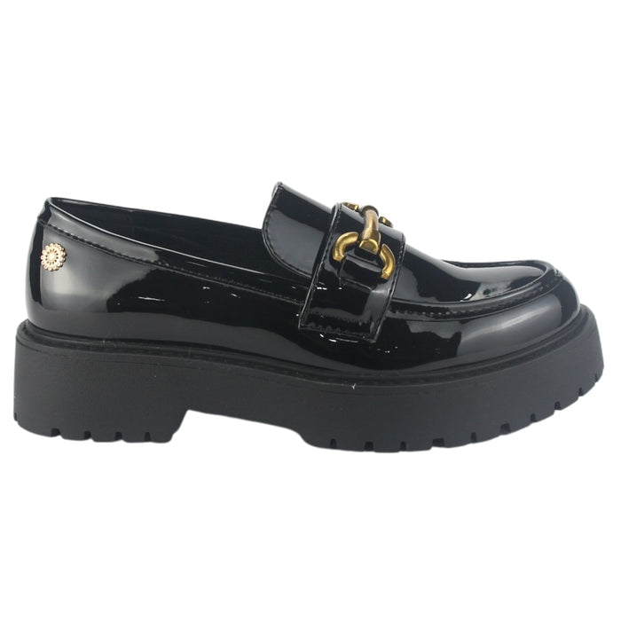 Mocasin Chalada Mujer Lenin-4 Negro Casual Mocasines Plataforma Chalada