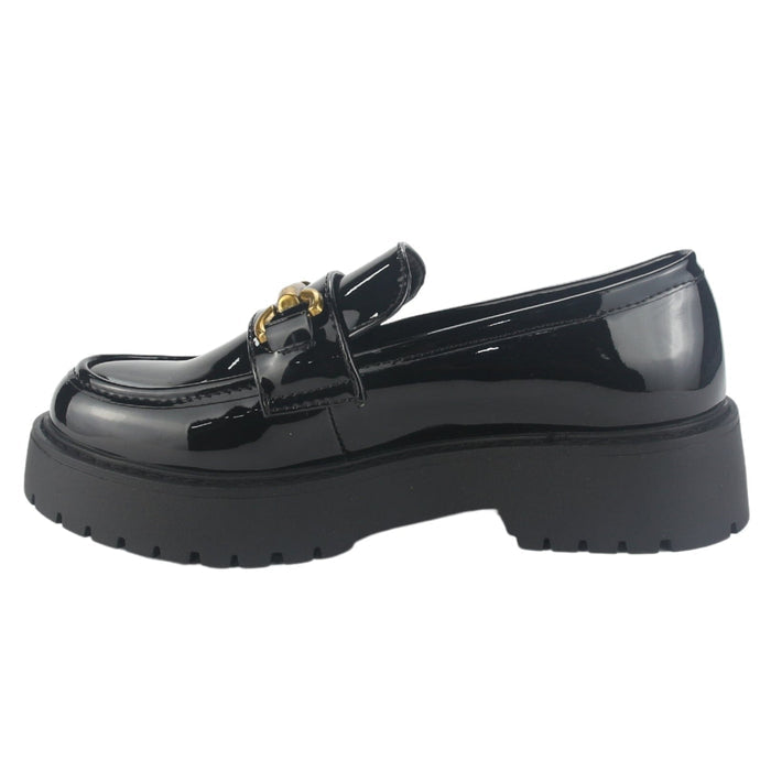 Mocasin Chalada Mujer Lenin-4 Negro Casual Mocasines Plataforma Chalada
