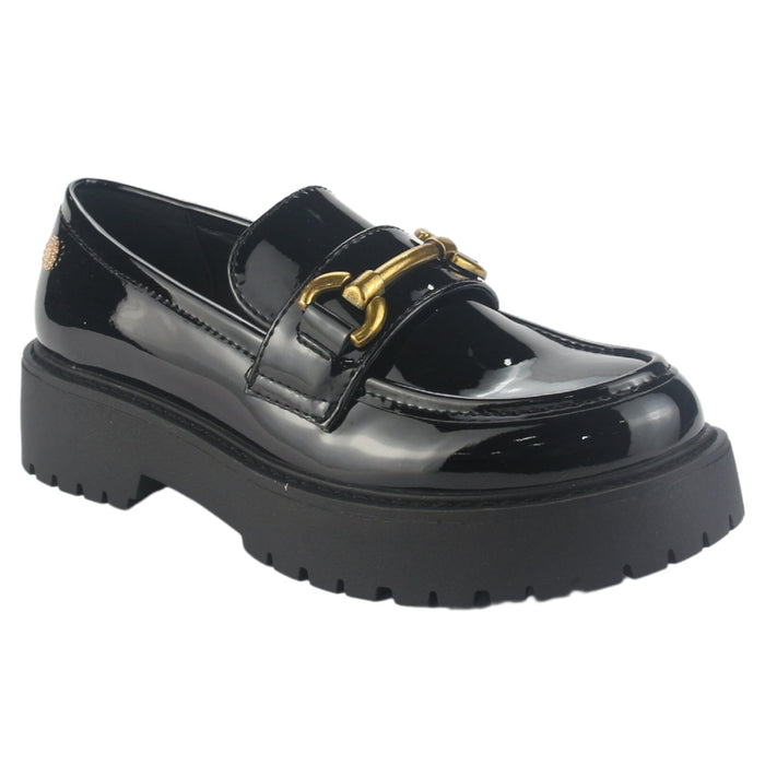 Mocasin Chalada Mujer Lenin-4 Negro Casual Mocasines Plataforma Chalada