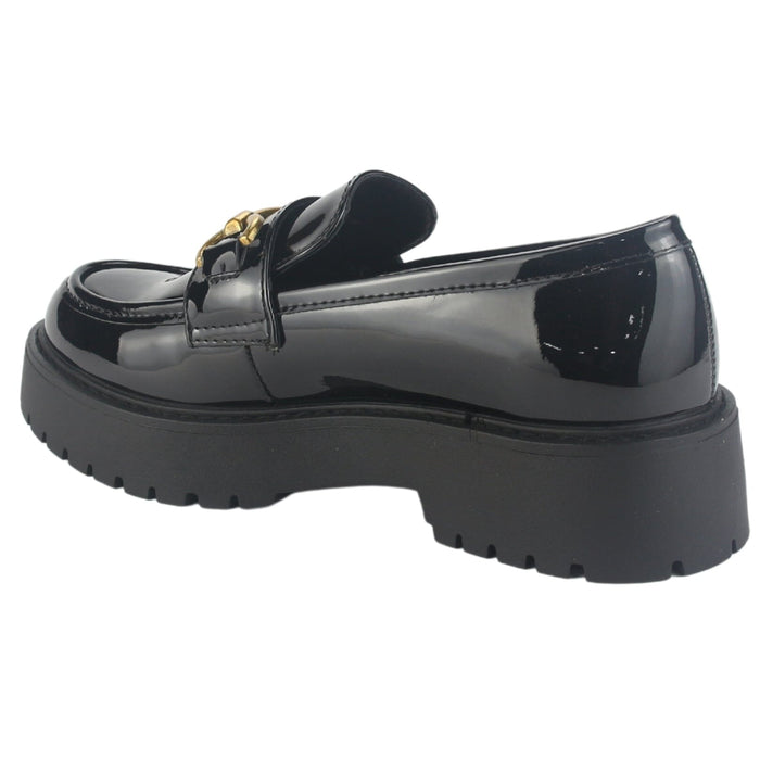 Mocasin Chalada Mujer Lenin-4 Negro Casual Mocasines Plataforma Chalada