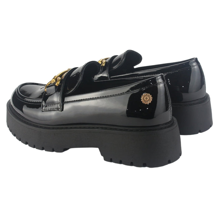 Mocasin Chalada Mujer Lenin-4 Negro Casual Mocasines Plataforma Chalada