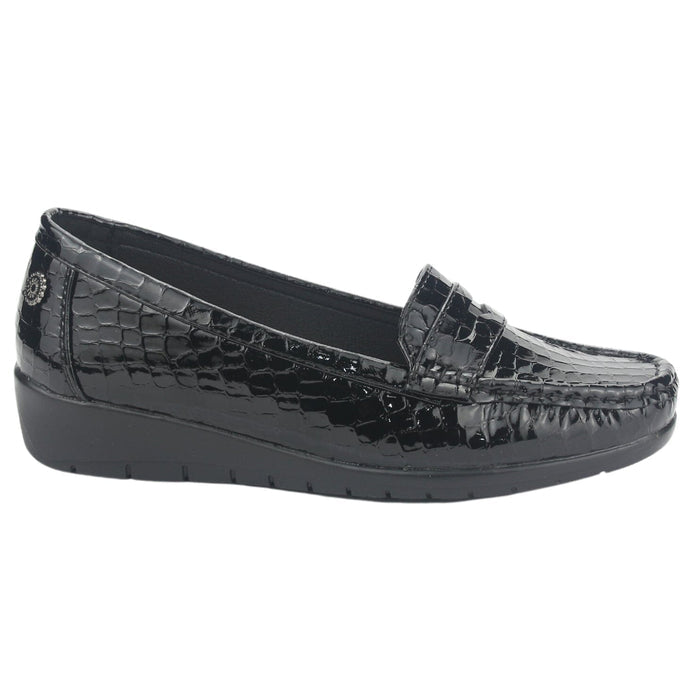 Mocasin Chalada Mujer Maya-1 Negro Casual Mocasines Planos Chalada