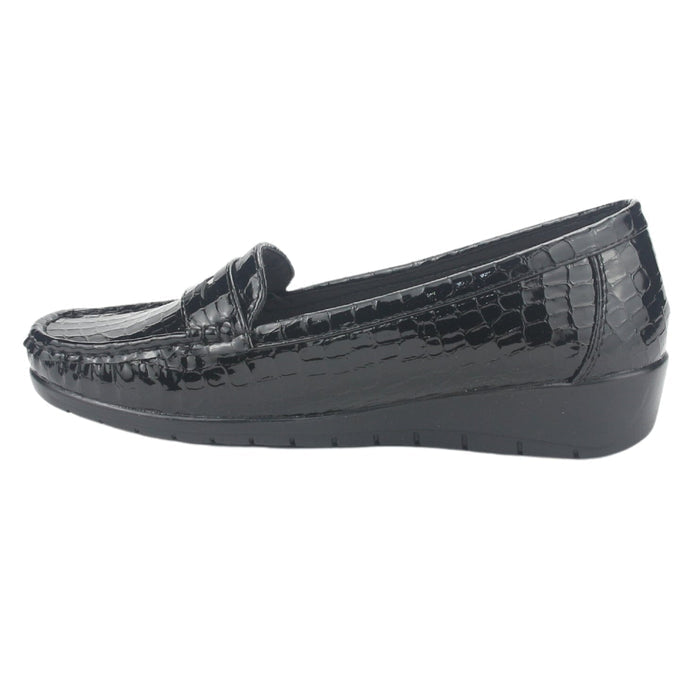 Mocasin Chalada Mujer Maya-1 Negro Casual Mocasines Planos Chalada