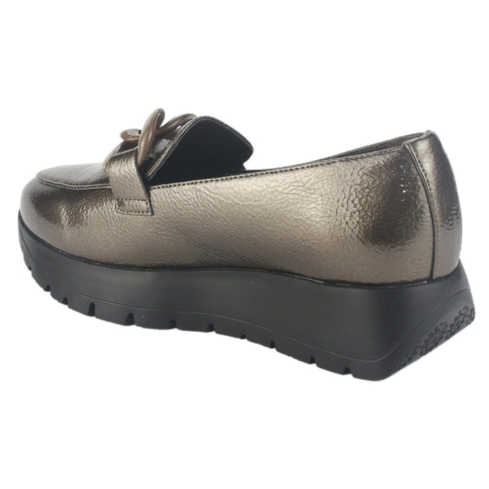 Mocasin Chalada Mujer Wonder-1 Café Casual Mocasines Taco Chalada