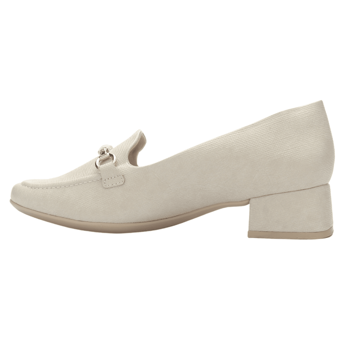 Mocasin Mujer Nude Comfortflex 2595402 Casual Mocasines Taco Comfortflex
