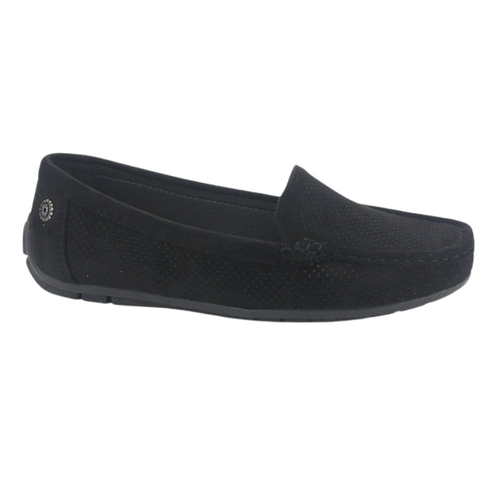 Mocasin Chalada Mujer Nautico-2 Negro Casual Mocasines Planos Chalada