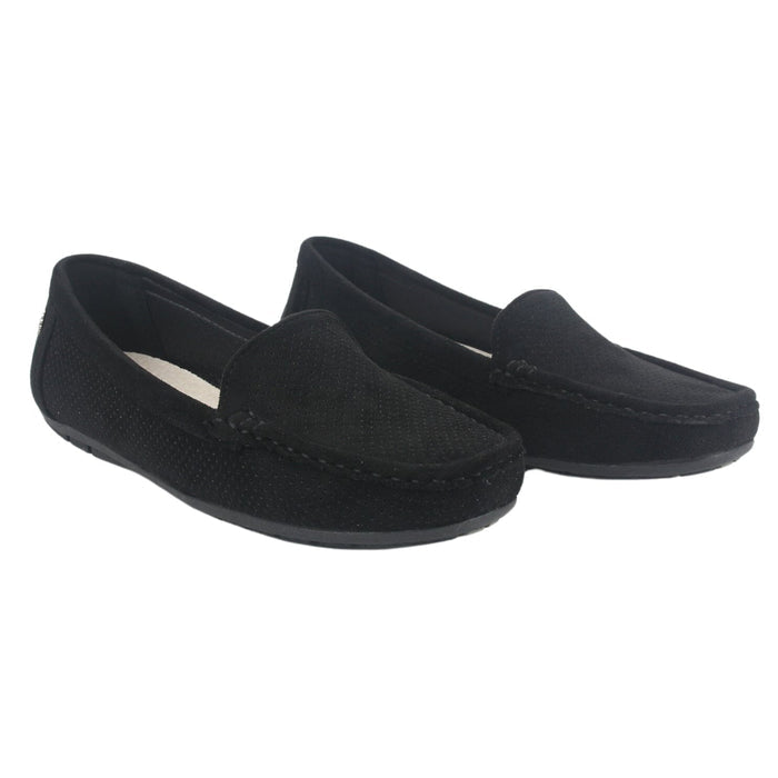 Mocasin Chalada Mujer Nautico-2 Negro Casual Mocasines Planos Chalada