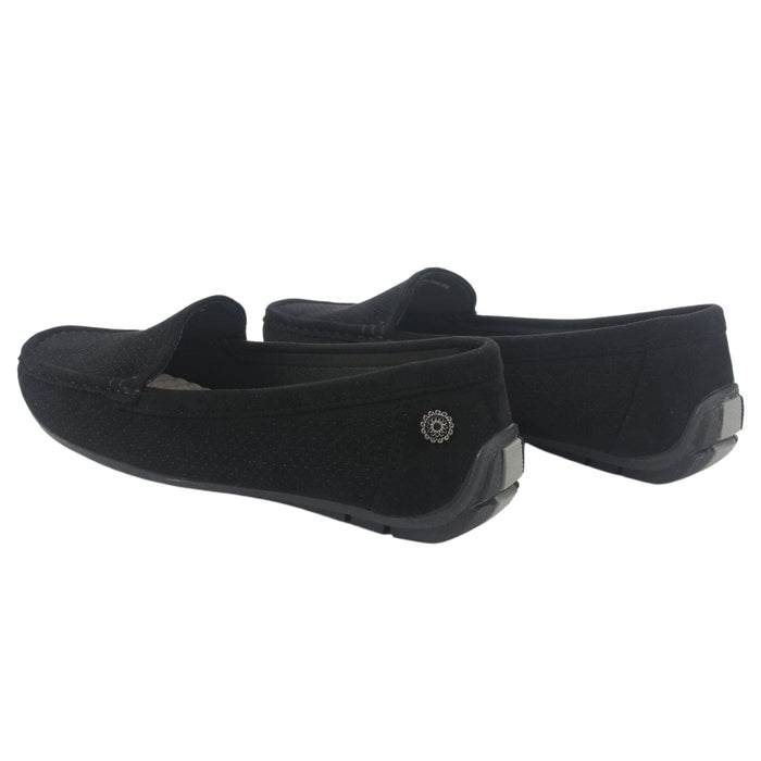 Mocasin Chalada Mujer Nautico-2 Negro Casual Mocasines Planos Chalada