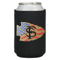 Neil Enterprises Veteran Alliance Arrowhead Can Cooler - Black