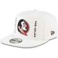 New Era Seminole Logo/Seminoles Flat Ball Snap Back - White