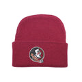 Newborn Knit Cap with Seminole Head