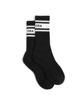 NYLORA SOCKS BLACK & WHITE COMBO