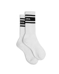 NYLORA SOCKS WHITE & BLACK COMBO