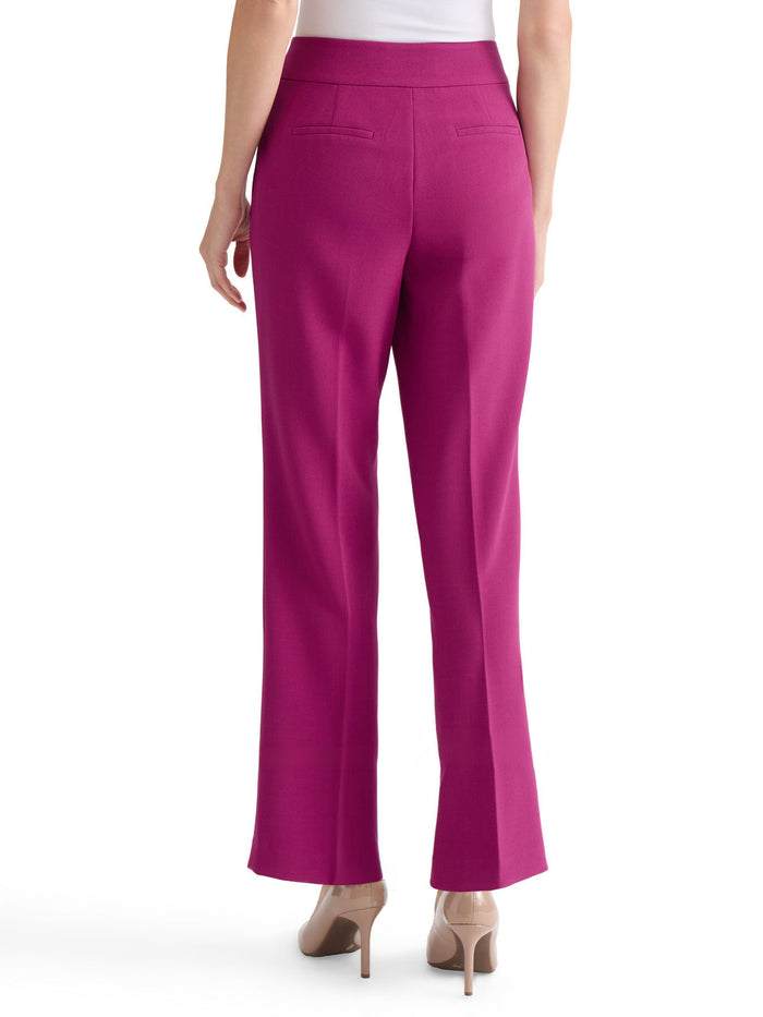 Petite Ava Trouser, Stretch Crepe, Cerise | Kasper
