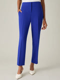 Harlow Pant, Iconic Stretch Crepe, Royal Signature | Kasper