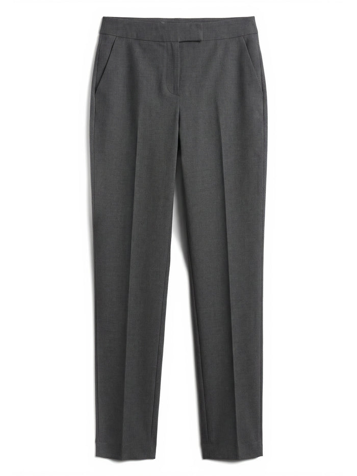 Plus Claire Straight Leg Pants, Washable Bi-Stretch, Modern Charcoal | Kasper