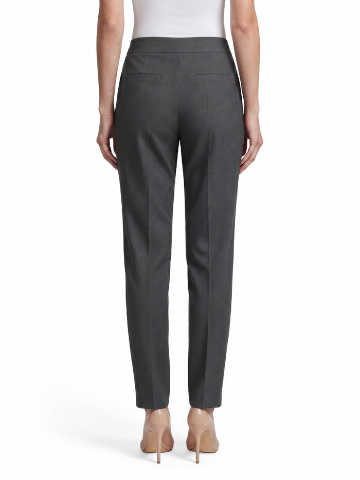 Plus Lily Trouser, Washable Bi-Stretch, Modern Charcoal | Kasper