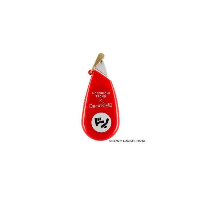 Red Deco Rush tape with ONE PIECE motif on front on white background