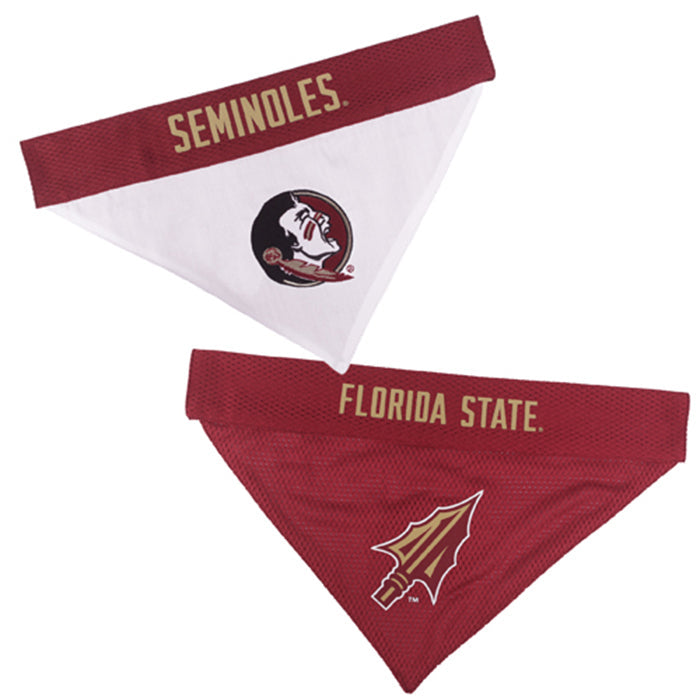 Reversible Pet Bandana with Seminole Head, Arrowhead