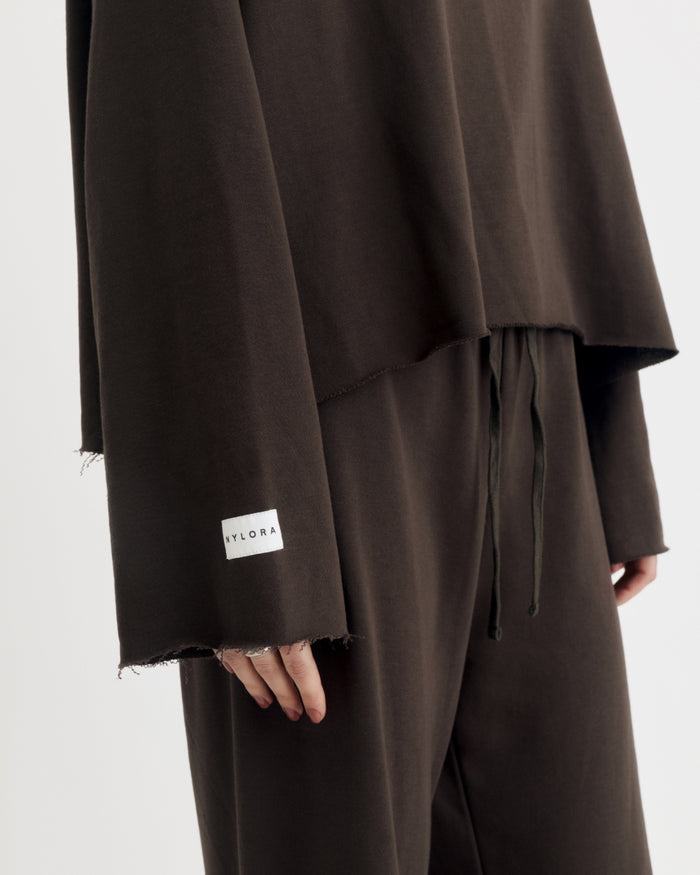 SADIE TOP ESPRESSO BROWN