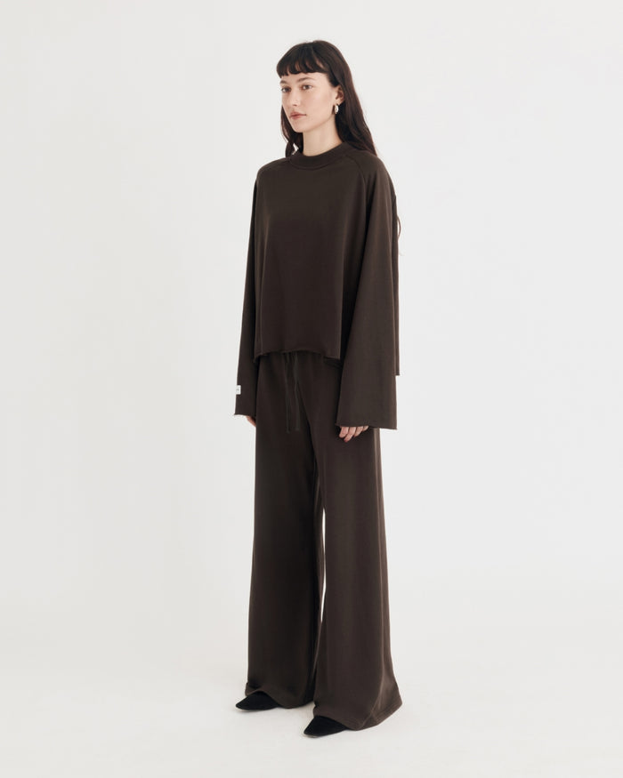 SADIE TOP ESPRESSO BROWN