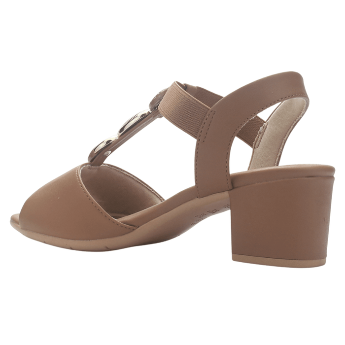 Sandalia Café Mujer Comfortflex 2557403 Casual Sandalias Comfortflex