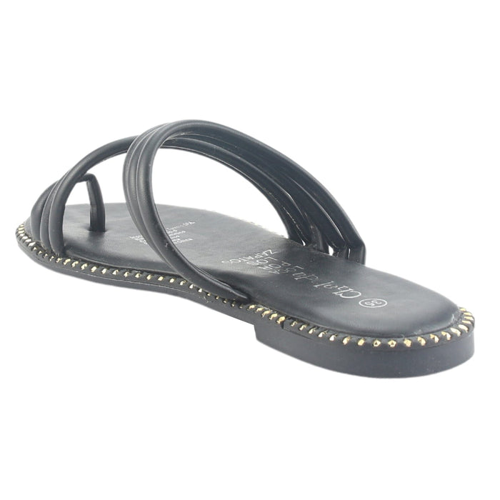 Sandalia Chalada Mujer Amalfi-1 Negro Casual Sandalias Chalada