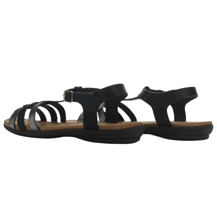 Sandalia Chalada Mujer Anatomic45 Negro Moda Sandalias Chalada