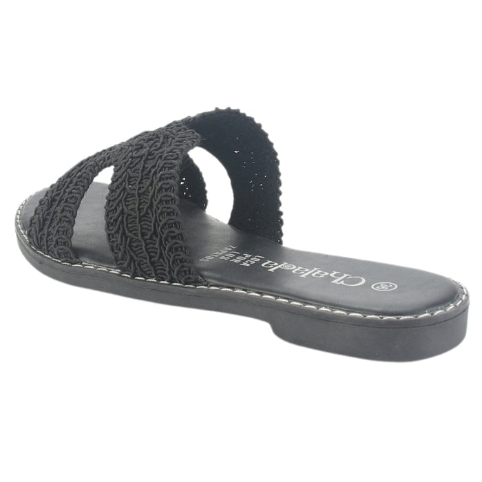 Sandalia Chalada Mujer Creta-16 Negro Casual Sandalias Chalada