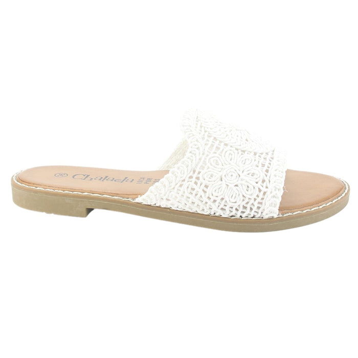 Sandalia Chalada Mujer Creta-19 Blanco Casual Sandalias Chalada