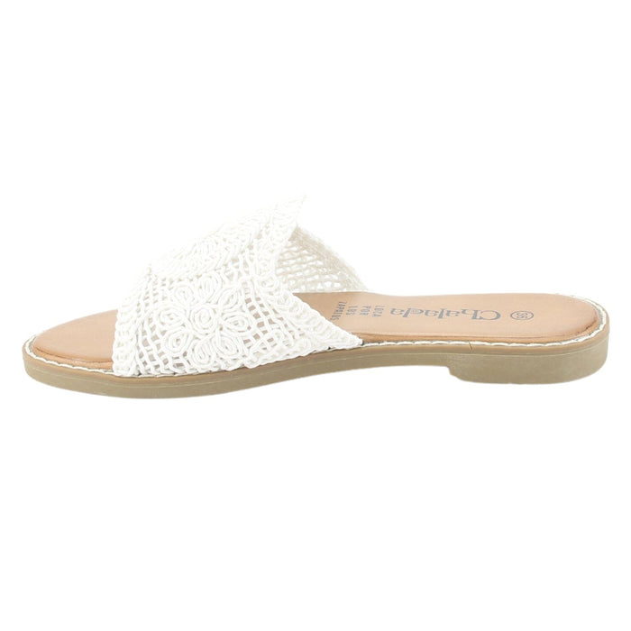 Sandalia Chalada Mujer Creta-19 Blanco Casual Sandalias Chalada