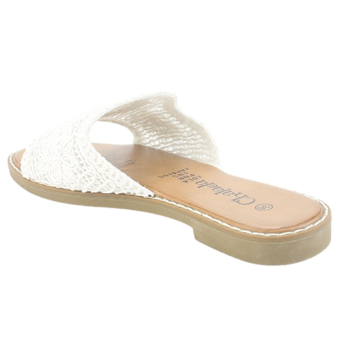 Sandalia Chalada Mujer Creta-19 Blanco Casual Sandalias Chalada