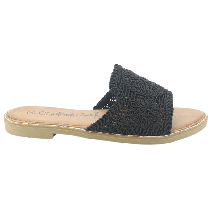 Sandalia Chalada Mujer Creta-19 Negro Casual Sandalias Chalada