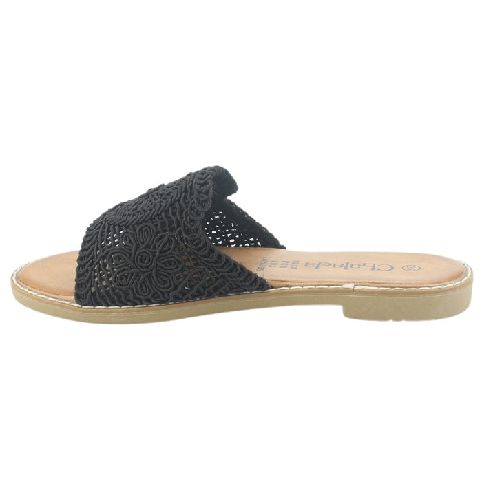 Sandalia Chalada Mujer Creta-19 Negro Casual Sandalias Chalada