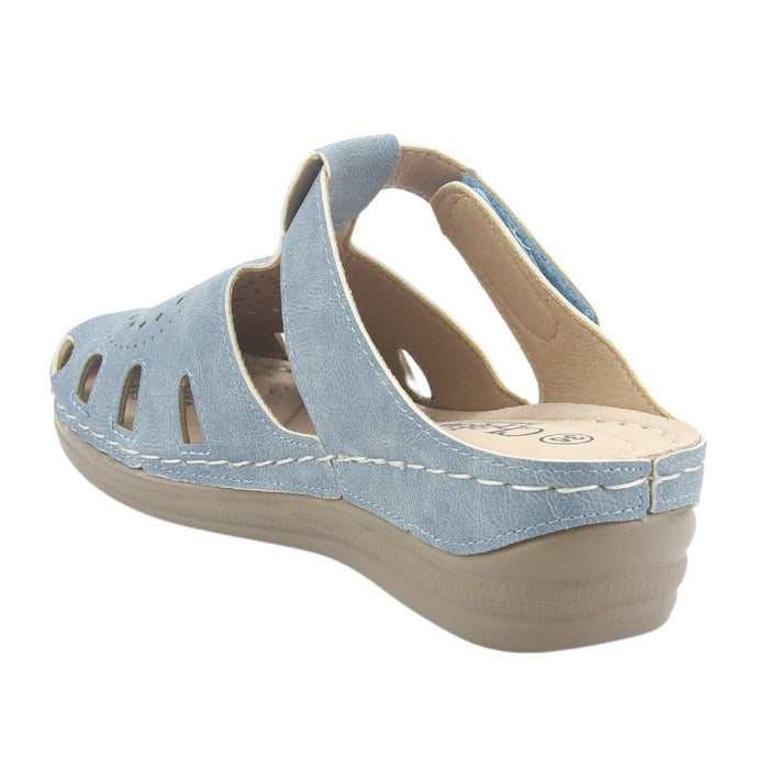 Sandalia Chalada Mujer Musa-4 Azul Comfort Sandalias Comfort Chalada