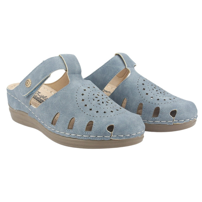 Sandalia Chalada Mujer Musa-4 Azul Comfort Sandalias Comfort Chalada