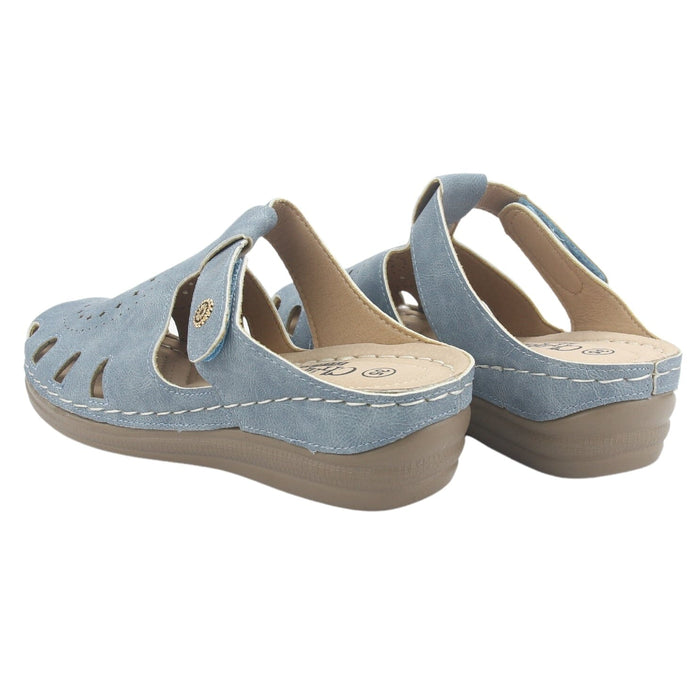 Sandalia Chalada Mujer Musa-4 Azul Comfort Sandalias Comfort Chalada