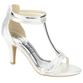 Sandalia Chalada Mujer Myrna-3 Plateado Fiesta Sandalias Chalada