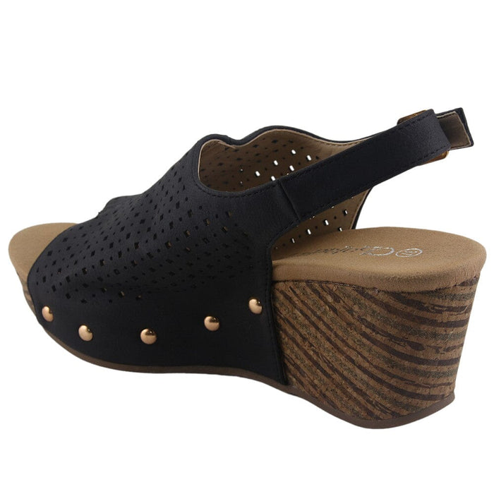 Sandalia Chalada Mujer Pasco-28 Negro Plataforma Sandalias Chalada