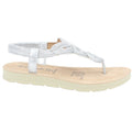 Sandalia Chalada Mujer Quina-1 Plateado Plano Sandalias Chalada