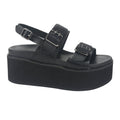 Sandalia Chalada Mujer Viru-31 Negro Plataforma Sandalias Chalada